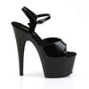 ADORE-709 Plateau Sandaletten Lack Schwarz von Pleaser – Ansicht 5