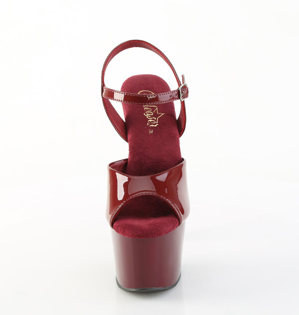 ADORE-709 Sandalette Plateauschuhe Rot | Pleaser