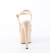 ADORE-709 Plateau Sandaletten Beige Lack von Pleaser – Ansicht 4