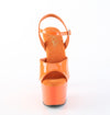 ADORE-709 Plateau Sandaletten Orange Lack von Pleaser – Ansicht 2