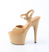 ADORE-709 Plateau Sandaletten Beige Lack von Pleaser – Ansicht 3