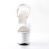 ADORE-709 Plateau Sandaletten Weiss von Pleaser – Ansicht 2