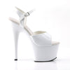 ADORE-709 Plateau Sandaletten Weiss von Pleaser – Ansicht 5