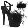 ADORE-709F Plateau Sandaletten Schwarz | Pleaser