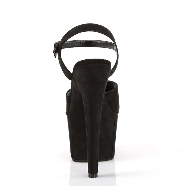 ADORE-709FS Plateau Sandaletten Schwarz von Pleaser – Ansicht 4