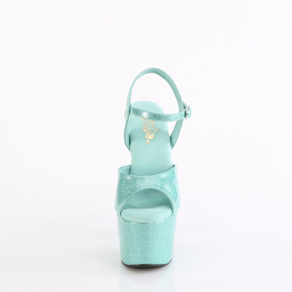 ADORE-709GP Plateau Sandaletten Türkis | Pleaser
