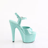 ADORE-709GP Plateau Sandaletten Türkis | Pleaser