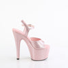 ADORE-709GP Plateau Sandaletten Rosa Glitzer | Pleaser
