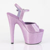 ADORE-709GP Plateau Sandaletten Violett | Pleaser