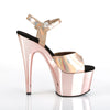 ADORE-709HGCH Plateau Sandaletten Rose Gold Chrom von Pleaser – Ansicht 5