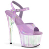 ADORE-709HT Sandalette Plateuaschuhe Lila von Pleaser