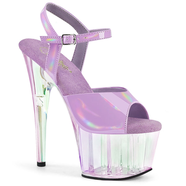 ADORE-709HT Sandalette Plateuaschuhe Lila von Pleaser