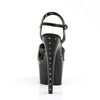 ADORE-709LS Plateau Sandaletten Lack Schwarz von Pleaser – Ansicht 4