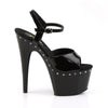ADORE-709LS Plateau Sandaletten Lack Schwarz von Pleaser – Ansicht 5