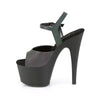 ADORE-709REFL Plateau Sandaletten Neon Schwarz | Pleaser