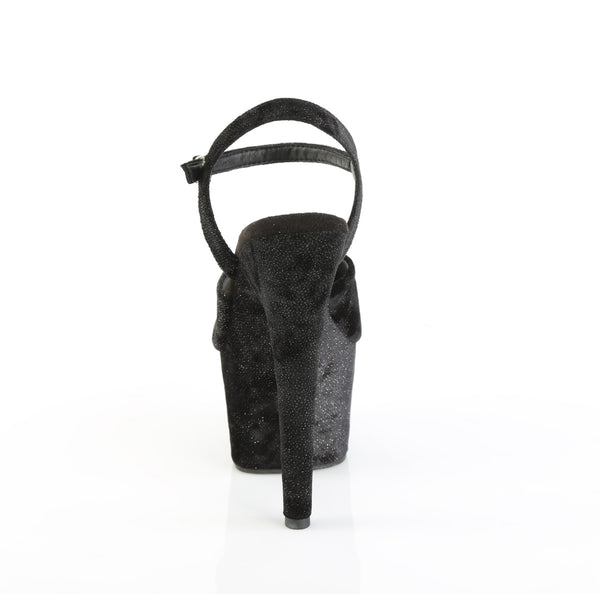ADORE-709WR Sandalette Plateauschuhe Schwarz | Pleaser