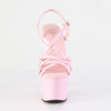 ADORE-713 Plateau Sandaletten Rosa Lack von Pleaser – Ansicht 2