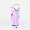 ADORE-713 Plateau Sandaletten Violett Lack von Pleaser – Ansicht 4