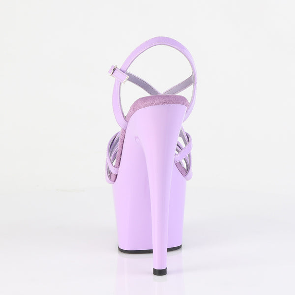 ADORE-713 Plateau Sandaletten Violett Lack von Pleaser – Ansicht 4