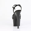 ADORE-717 Plateau Sandaletten Schwarz Lack von Pleaser – Ansicht 4