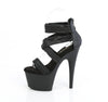 ADORE-720 Sandalette Plateauschuhe Schwarz von Pleaser – Ansicht 3