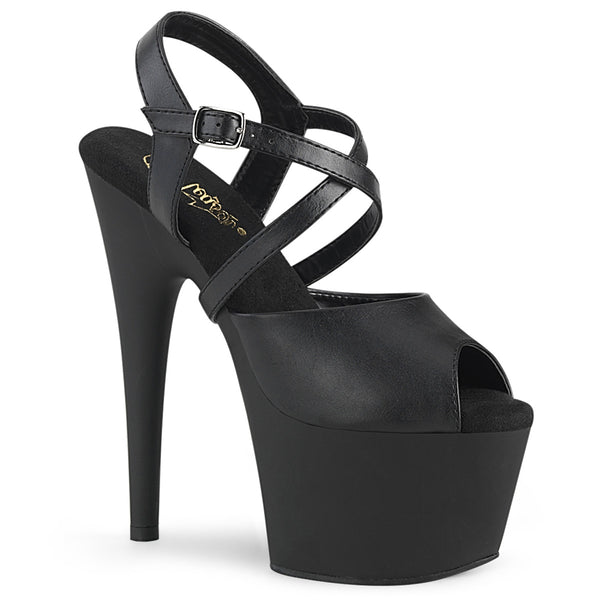 ADORE-724 Plateau Sandaletten - Schwarz von Pleaser