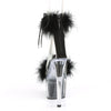 ADORE-724F Plateau Sandaletten Schwarz | Pleaser