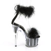ADORE-724F Plateau Sandaletten Schwarz | Pleaser