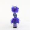 ADORE-724F Plateau Sandaletten Blau | Pleaser