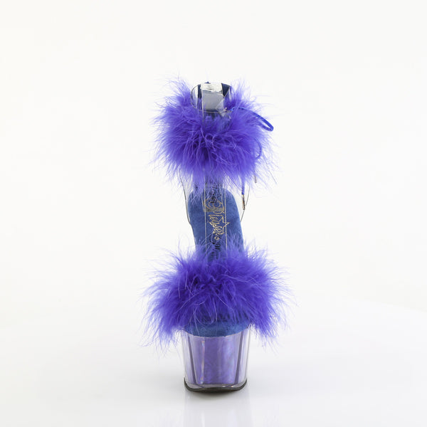 ADORE-724F Plateau Sandaletten Blau | Pleaser