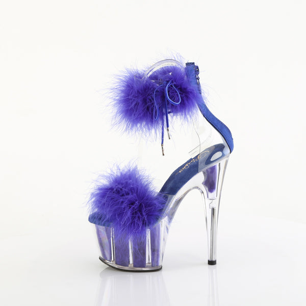 ADORE-724F Plateau Sandaletten Blau | Pleaser