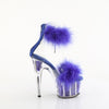 ADORE-724F Plateau Sandaletten Blau | Pleaser