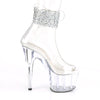 ADORE-724RS-02 Plateau Sandaletten - Weiss/Transparent von Pleaser – Ansicht 5