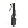 ADORE-724RS Plateau Sandaletten - Schwarz/Transparent von Pleaser – Ansicht 4