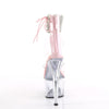 ADORE-724RS Plateau Sandaletten Rosa Transparent | Pleaser