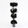 ADORE-728F Plateau Sandaletten Schwarz | Pleaser