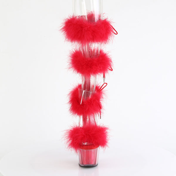 ADORE-728F Plateau Sandaletten Rot | Pleaser