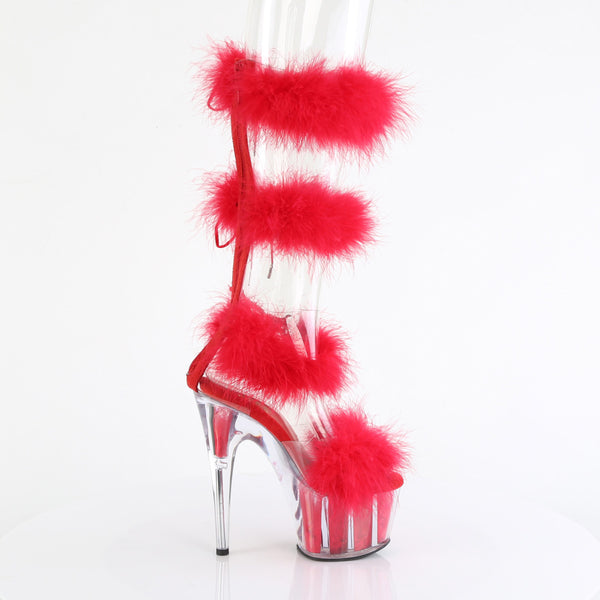 ADORE-728F Plateau Sandaletten Rot | Pleaser