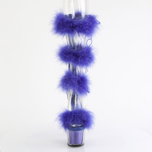 ADORE-728F Plateau Sandaletten Blau | Pleaser