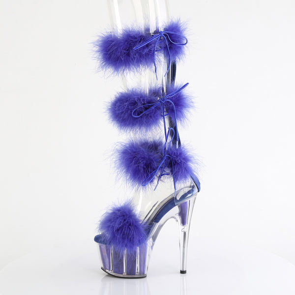 ADORE-728F Plateau Sandaletten Blau | Pleaser