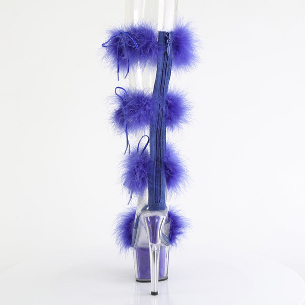 ADORE-728F Plateau Sandaletten Blau | Pleaser