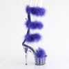 ADORE-728F Plateau Sandaletten Blau | Pleaser