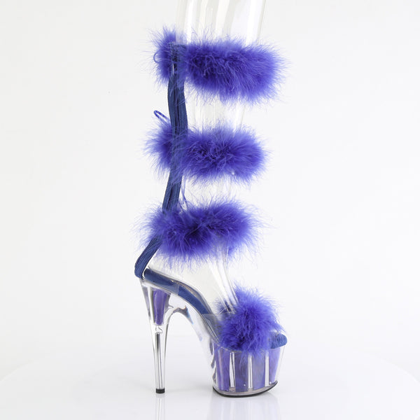 ADORE-728F Plateau Sandaletten Blau | Pleaser