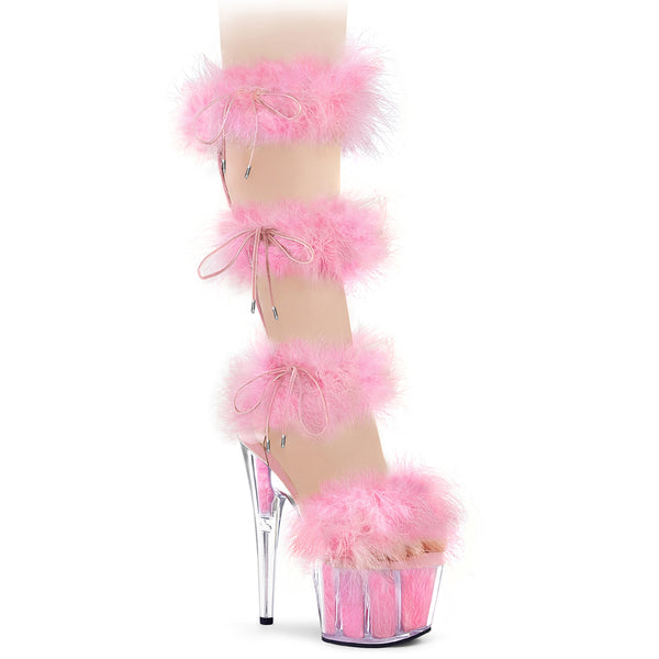 ADORE-728F Plateau Sandaletten Rosa | Pleaser