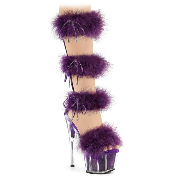 ADORE-728F Plateau Sandaletten Lila | Pleaser