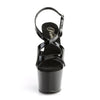 ADORE-730 Plateau Sandaletten Lack Schwarz von Pleaser – Ansicht 2