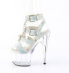 ADORE-756RS Plateau Sandaletten Transparent | Pleaser