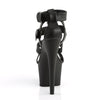 ADORE-758 Plateau Sandaletten Schwarz | Pleaser