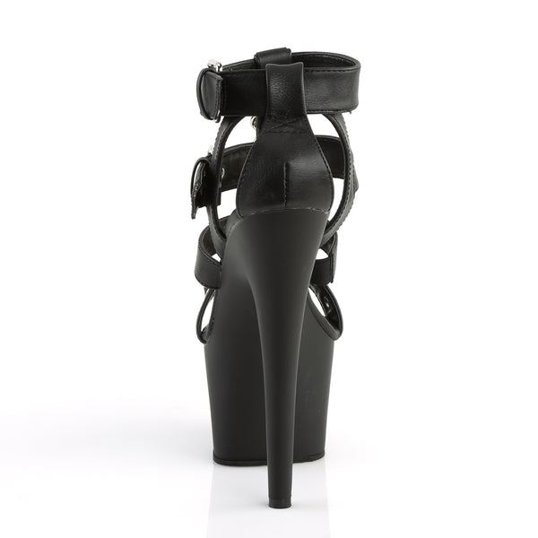 ADORE-758 Plateau Sandaletten Schwarz | Pleaser