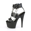 ADORE-761 Plateau Sandaletten Schwarz von Pleaser – Ansicht 3
